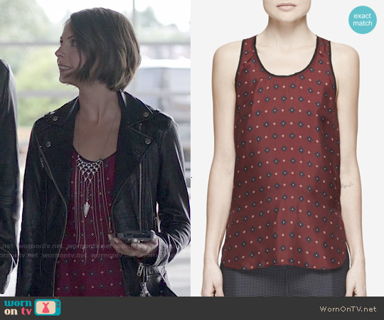 Rag & Bone Teddy Tank worn by Thea Queen (Willa Holland) on Arrow