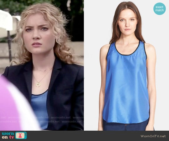 Rag & Bone Teddy Top worn by Grace Gardner (Skyler Samuels) on Scream Queens