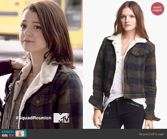 Rag & Bone The Fleece Jacket worn by Carter Stevens (Kathryn Prescott) on Finding Carter