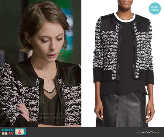 Rag & Bone Viola Jacket worn by Thea Queen (Willa Holland) on Arrow