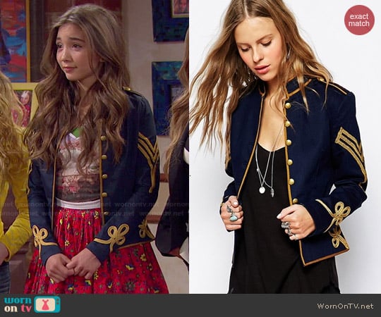 Ralph Lauren Denim & Supply Military Jacket worn by Riley Matthews (Rowan Blanchard) on Girl Meets World