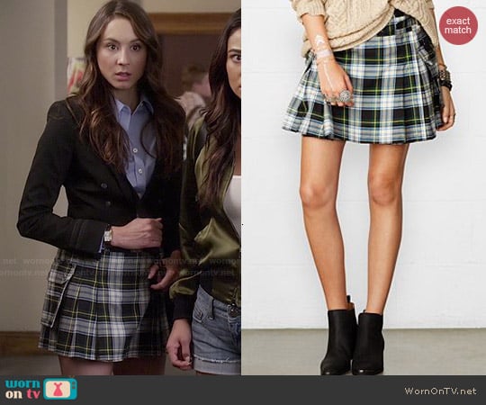 Ralph Lauren Denim & Supply Plaid Mini Skirt worn by Spencer Hastings (Troian Bellisario) on Pretty Little Liars