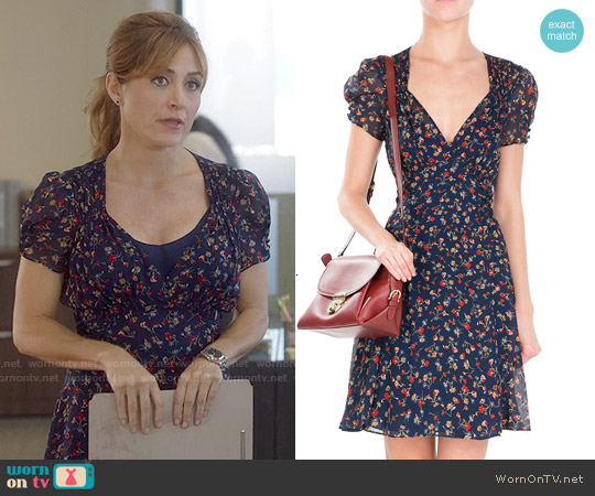 Polo Ralph Lauren Pearl Floral Dress worn by Maura Isles (Sasha Alexander) on Rizzoli and Isles