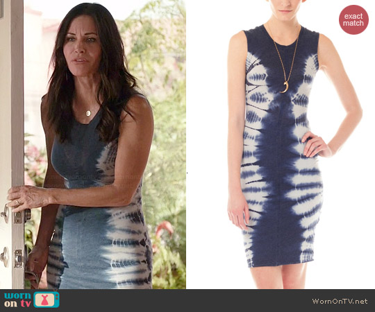 Raquel Allegra Tie Dye Dress worn by Courtney Cox on Cougar Town