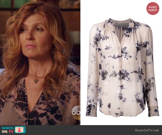 Raquel Allegra Tie Dye Shirt worn by Connie Britton on Nashville