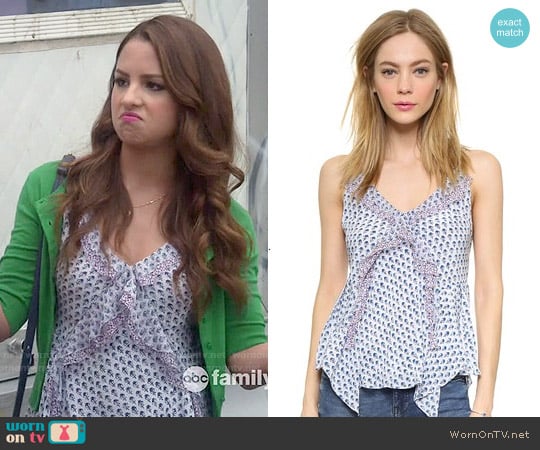 Rebecca Taylor Ditsy Tulip Camisole worn by Sofia Rodriguez (Aimee Carrero) on Young and Hungry