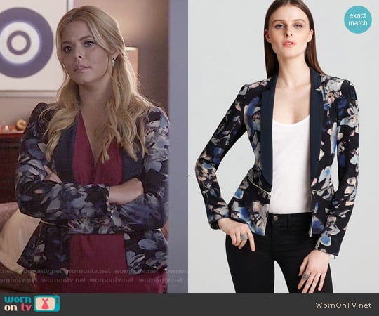 Rebecca Taylor Hawaii Zip Jacket worn by Alison DiLaurentis (Sasha Pieterse) on Pretty Little Liars