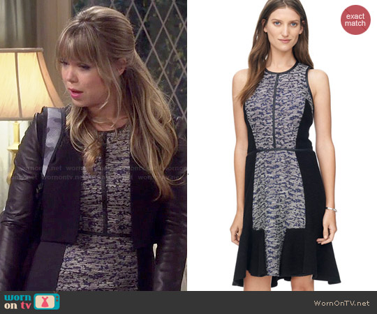 Rebecca Taylor Textured Dress worn by Kristin Baxter (Amanda Fuller) on Last Man Standing