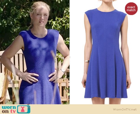 Rebecca Textured Ponte Dress worn by Erika Christensen on Parenthood