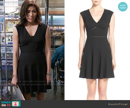 Rebecca Taylor 'Taylor' Waffle Knit Dress worn by Angela Montenegro (Michaela Conlin) on Bones