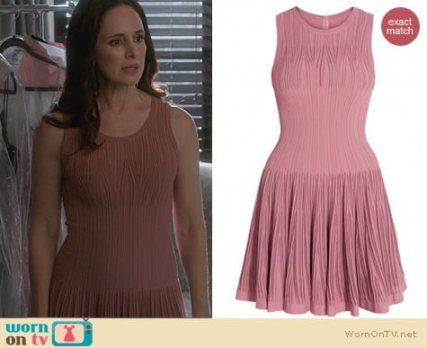 Fashion of Revenge: Alaia Pink Aigrette Dress worn by Victoria Grayson