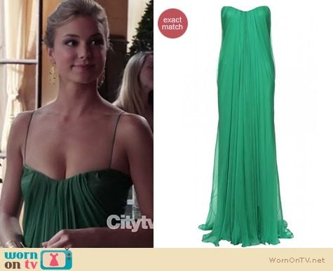 Revenge Fashion: Alexander McQueen gown worn by Emily VanCamp