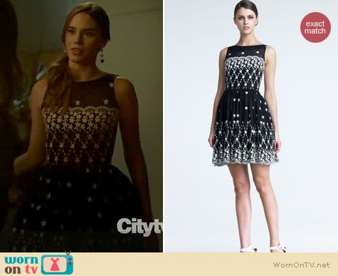 Revenge Fashion: Embroidered RED Valentino dress worn by Christa Allen