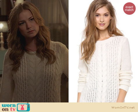 Revenge Fashion: Club Monaco Casey Sweater worn by Emily VanCamp