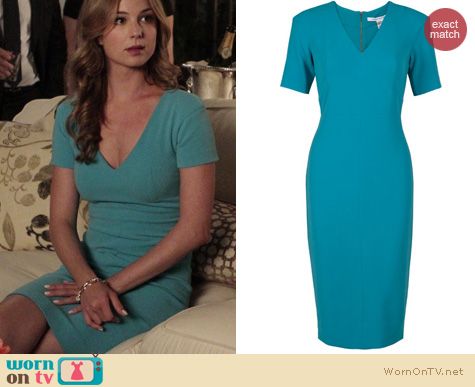 Revenge Fashion: Diane von Furstenberg Carpe Dress worn by Emily VanCamp