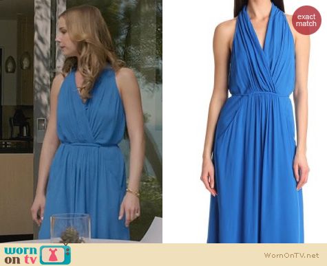 Fashion of Revenge: Ella Moss Stella Maxi Dress in Ocean worn by Emily VanCamp