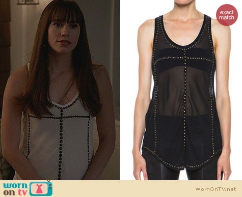 Revenge Fashion: Isabel Marant Phil Studded Tank worn by Christa Allen