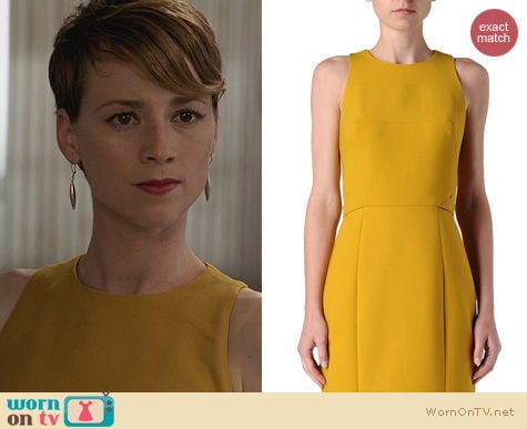 Revenge Fashion: Jason Wu Yellow Short Dress worn by Karine Vanasse