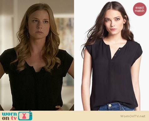 Revenge Fashion: Joie Dimante Top worn by Emily VanCamp