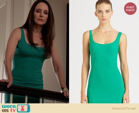 Revenge Fashion: Michael Kors Seamed Empire Sheath Dress worn by Madeleine Stowe