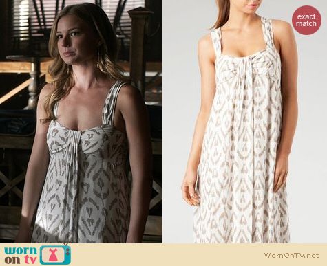 Revenge Fashion: Tommy Hilfiger Annelise Maxi dress worn by Emily VanCamp