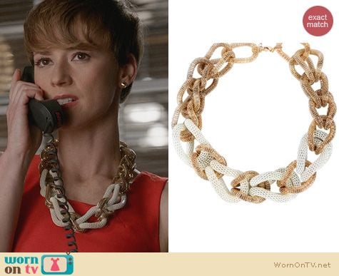 Revenge Jewelry: Aldo Beemer Necklace worn by Karine Vanasse