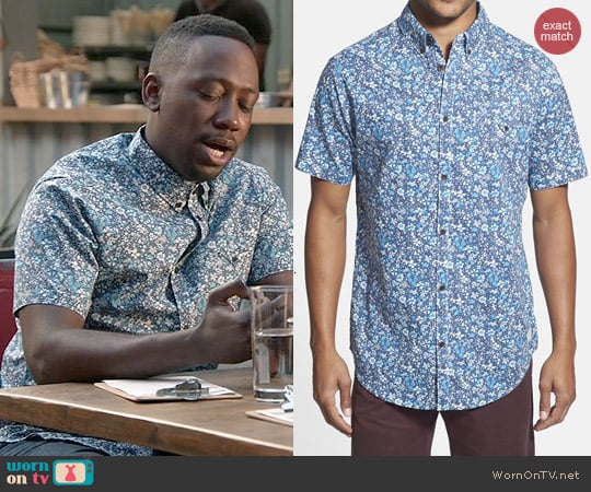 Rip Curl Flowerland Shirt worn by Winston Bishop (Lamorne Morris) on New Girl