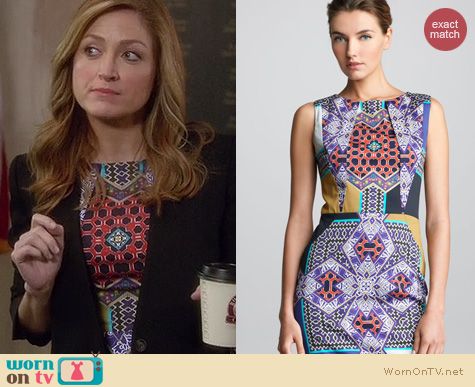 Rizzoli & Isles Fashion: Etro Sleevless sheath dress worn by Sasha Alexander