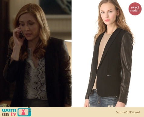 Rizzoli & Isles Fashion: Rag & Bone Sliver jacket worn by Sasha Alexander