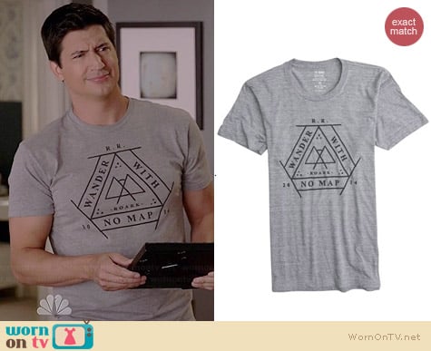 Roark Wander Tee worn by Ken Marino on Marry Me