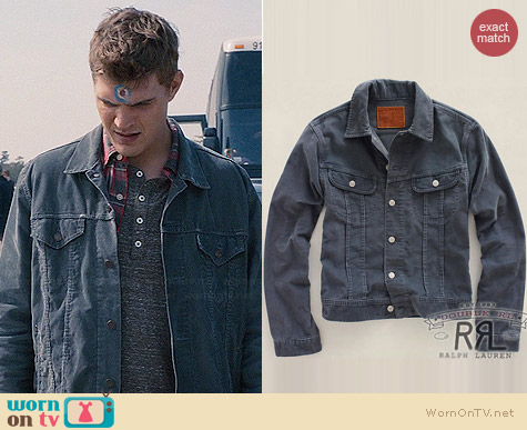 RRL Ralph Lauren Corduroy Lot 271 Trucker Jacket worn by Chris Zylka on The Leftovers