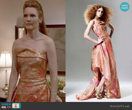 Rubin Singer Fall 2015 Pink Gown worn by Abby Whelan (Darby Stanchfield) on Scandal