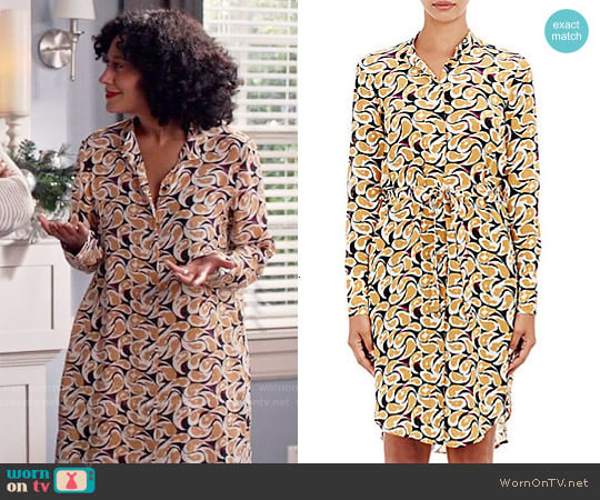 Saloni Jolie Shirtdress worn by Rainbow Johnson (Tracee Ellis Ross) on Black-ish