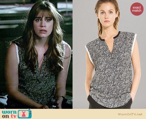 Sandro Edimbourg Top worn by Charlotte Grayson on Revenge