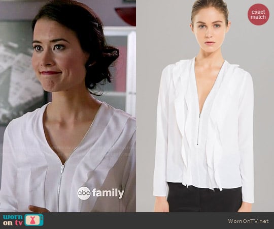 Sandro Epicure Top worn by Raquel Avila (Shi Ne Nielson) on Chasing Life