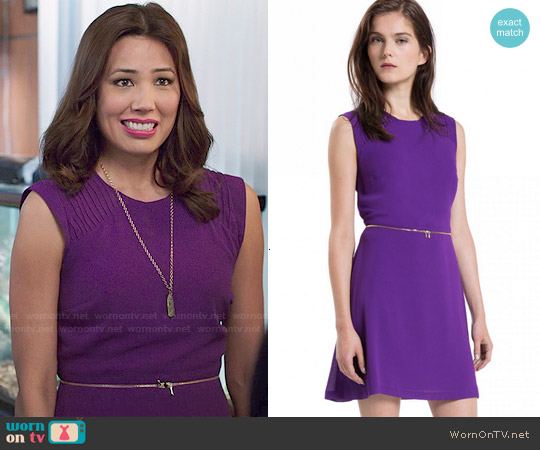 Sandro 'Ravissante' Dress worn by Angela Montenegro (Michaela Conlin) on Bones