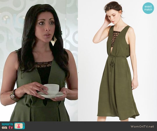 Sandro Religione Dress worn by Divya Katdare (Reshma Shetty) on Royal Pains