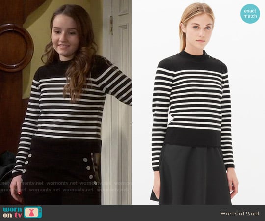 Sandro Saba Jumper worn by Eve Baxter (Kaitlyn Dever) on Last Man Standing