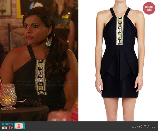 Sass & Bide Hometown Glory Dress worn by Mindy Kaling on The Mindy Project