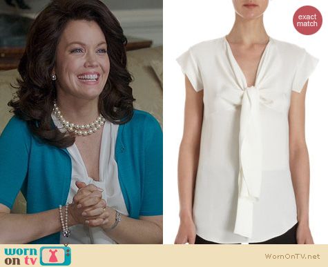 Fashion of Scandal: Derek Lam Neck Tie Blouse worn by Bellamy Young