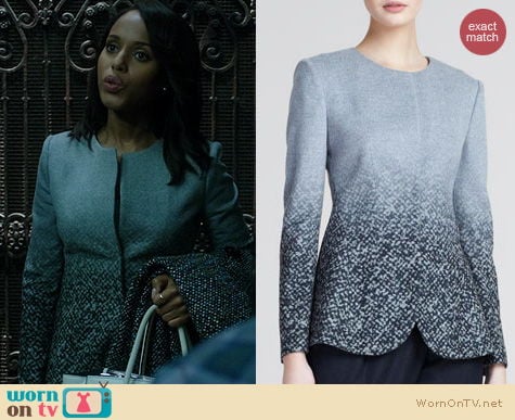 Fashion of Scandal: Giorgio Armani Degrade Print jacket worn by Olivia Pope