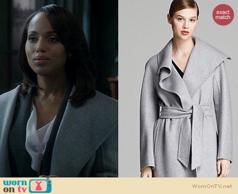 Scandal Fashion: MaxMara Eliana Coat worn by Kerry Washington