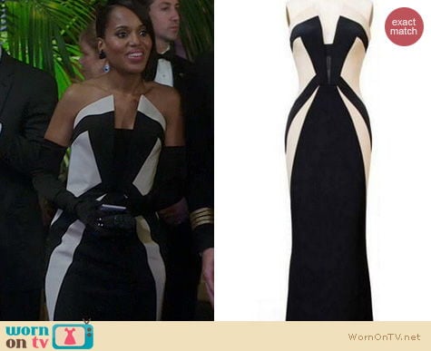 Scandal Fashion: Rubin Singer F/W 2013 Gown worn by Kerry Washington