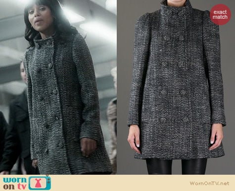 Scandal Fashion: Stella McCartney Double Breasted Coat worn by Kerry Washington