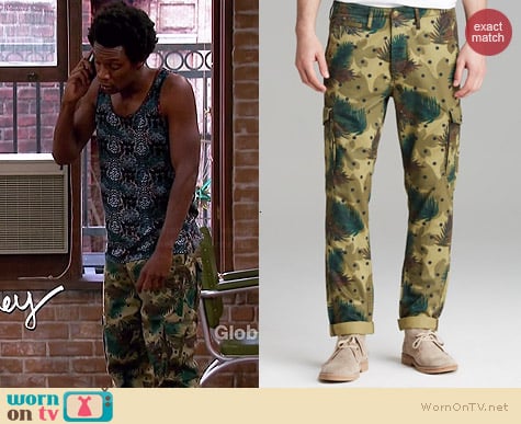 Scotch & Soda Camo Dot Cargo Pants worn by Seaton Smith on Mulaney