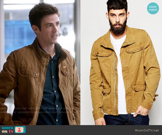 Scotch & Soda Canvas Jacket worn by Barry Allen (Grant Gustin) on The Flash