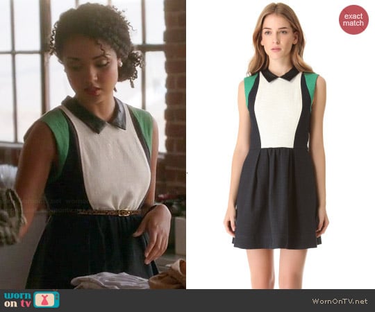 Sea Pauline Colorblock Dress worn by Beth (Aisha Dee) on Chasing Life