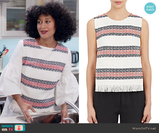 Sea Tweed Top worn by Rainbow Johnson (Tracee Ellis Ross) on Black-ish