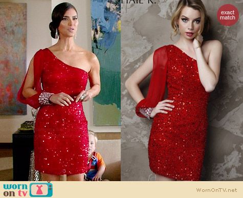 Shail K KL3203 Dress worn by Roselyn Sanchez on Devious Maids