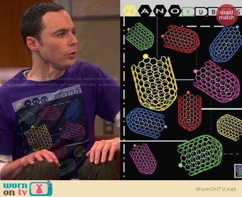 Sheldon's Nano Tubes Tee by Thinker Collection